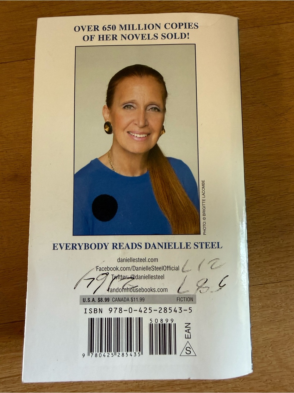 Danielle Steel "Rushing Waters" Paperback - Blue Cover - Picture 2 of 2